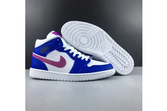 Rep EP 554724-451 ROYAL AIR HYPER JORDAN HYPER MID 1 VIOLET-WHITE 554724-451 0407
